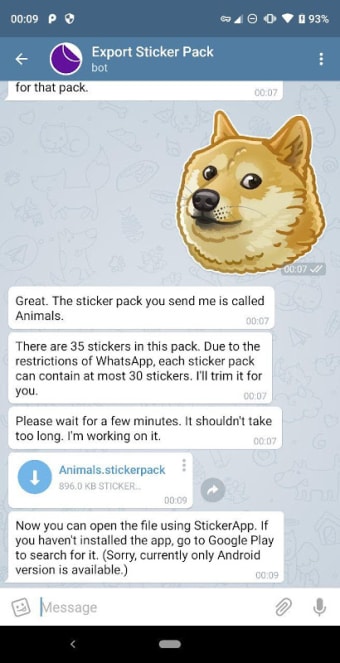 StickerApp: Telegram & LINE stickers in WhatsApp