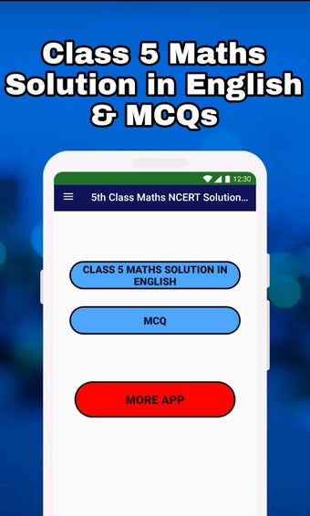 Class 5 Maths Solution English