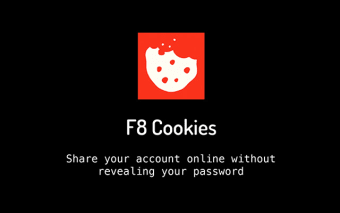 F8 Cookies - Share online accounts