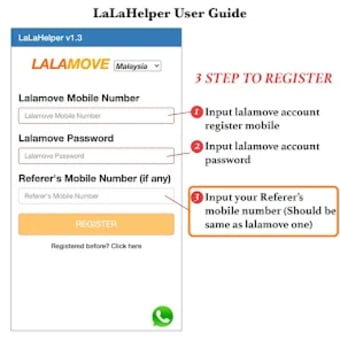 LaLaHelper - Lalamove auto job