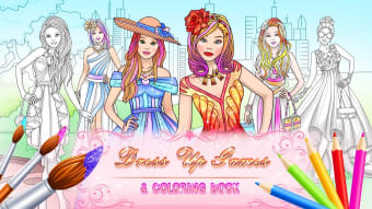 Dress Up Games  Coloring Book