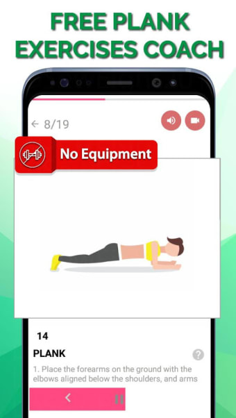 Plank Challenge - 30 day plank exercise app free