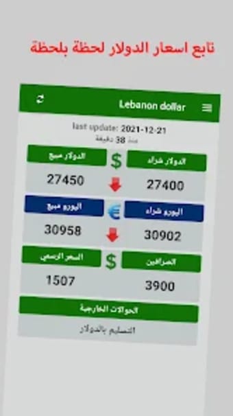 سعر الدولار في لبنان