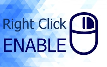 Enable Copy-Paste & Right-Click Mouse