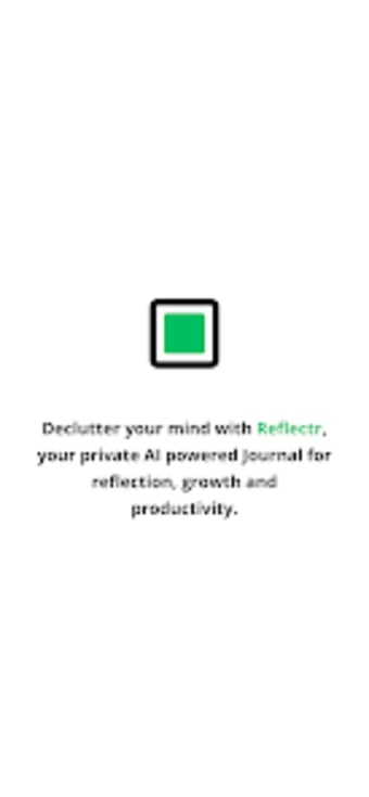 Reflectr AI Journal  Notebook
