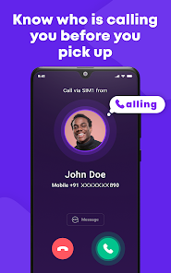 Caller ID Name Location  SMS