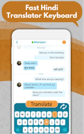 Hindi English Translator Keyboard -Chat Translator
