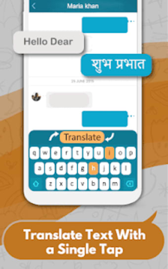 Hindi English Translator Keyboard -Chat Translator