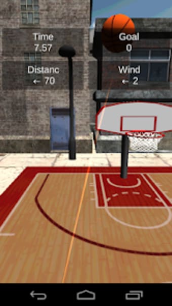 3D Basketball Toss Sharpshoot