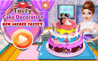 Tasty cake decoration bakery
