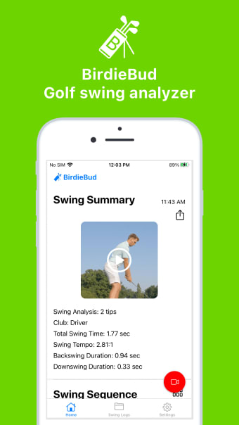 BirdieBud - Golf Swing Coach