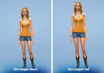 Height Slider mod for Sims 4