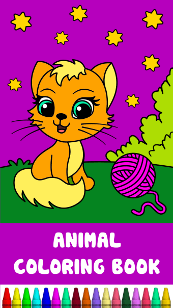 Animal Coloring Book Baby Pets
