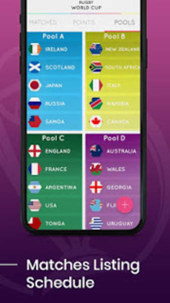 Rugby World Cup 2019 Schedule