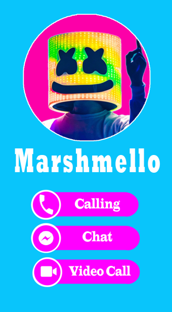 Marshmello DJ Call Video  Chat Sumilator