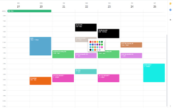 More Colors for Calendar!
