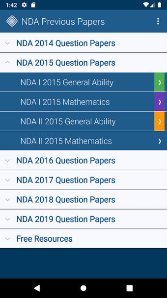 NDA Exam Practice Papers