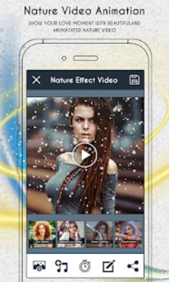 Nature Effect Photo Video Maker - Photo Animation