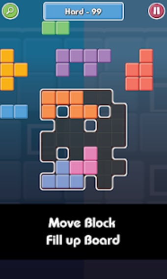 Block Hole puzzle : Tangram
