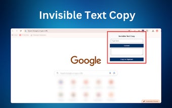 Invisible Text Copy