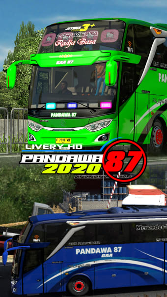 Livery HD Pandawa 87 2020