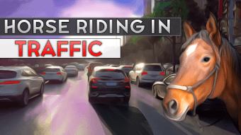 Horse Riding in Traffic