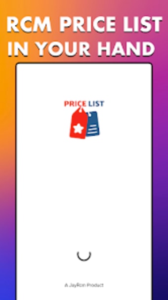 Rcm Product Price List App