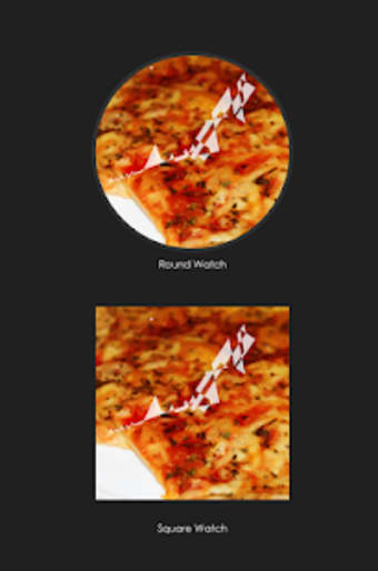 Pizza watch face for real fans