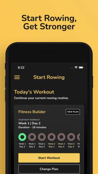 Start Rowing - Workout Coach