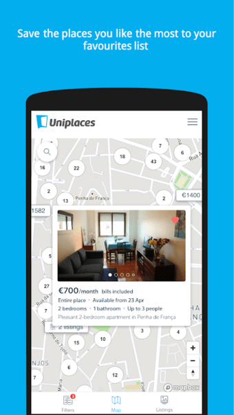 Uniplaces: Apartments, rooms & beds for rent