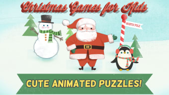 Christmas Games for Kids: Toddler Jigsaw Puzzles