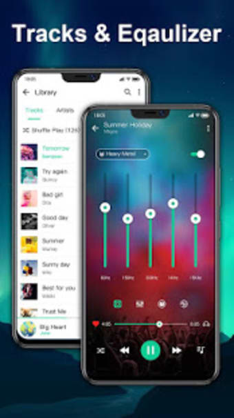 Music player  Video player with equalizer