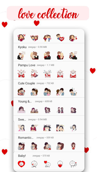 Love Stickers for Whatsapp-romantic WAStickerapps