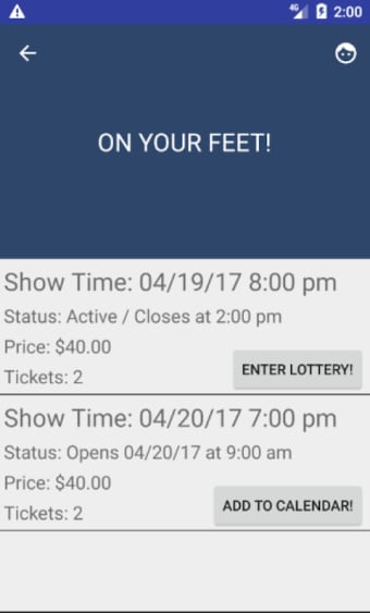 Broadway Lottery