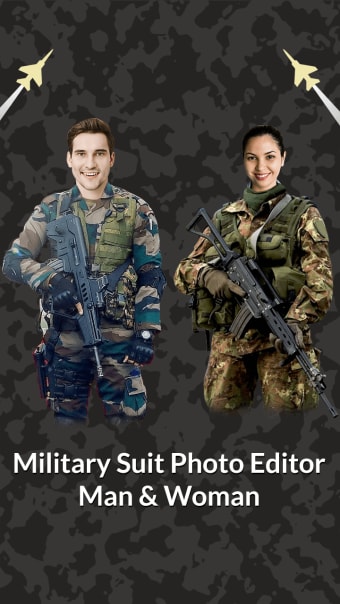 Military Suit Photo Editor for Man  Woman