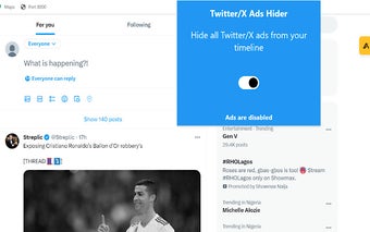 Twitter/X Ads Hider