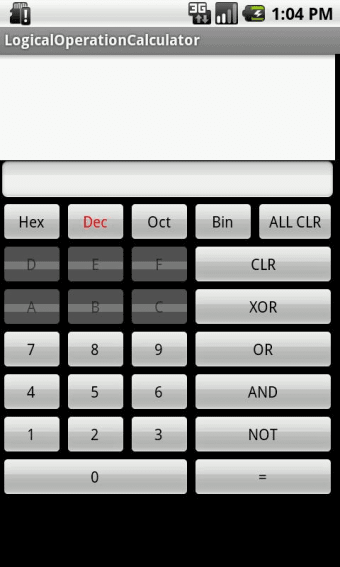 Logical operation calculator