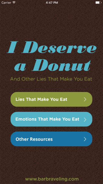 I Deserve a Donut