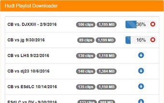 Hudl Playlist Downloader