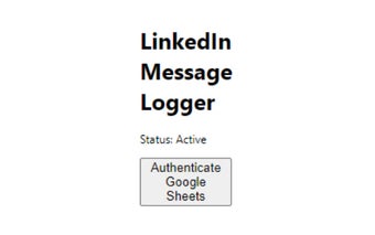 LinkedIn Message Logger