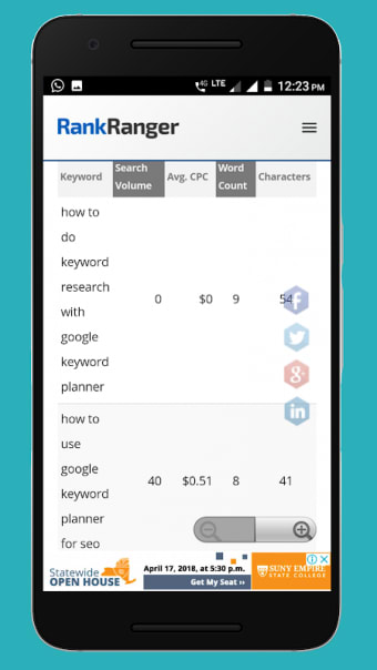 Keyword finder (SEO keyword planner and tool)