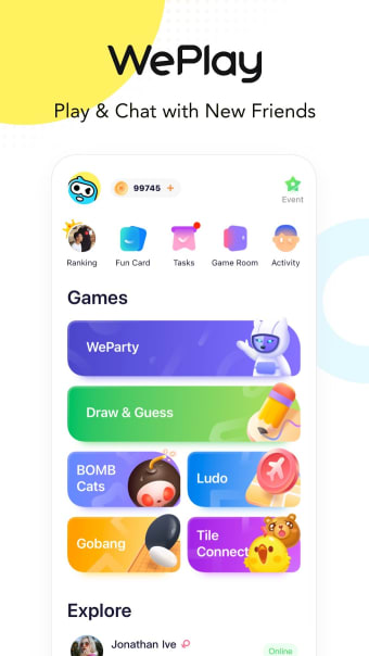 WePlay - Party Game  Chat