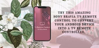 Remote control for Sony bravia