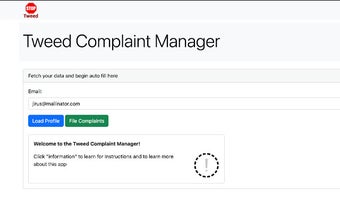 Tweed Complaint Manager