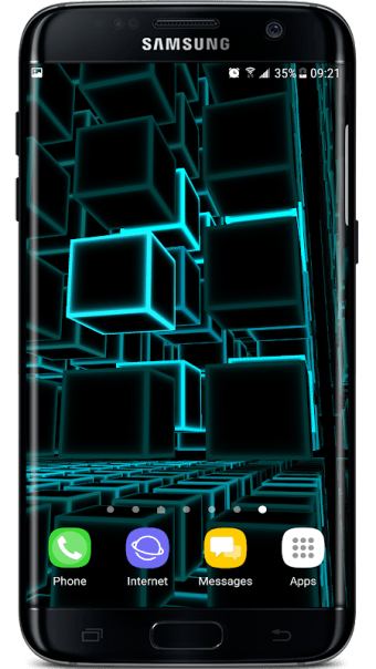 Infinity Parallax Cubes 2 3D Live Wallpaper