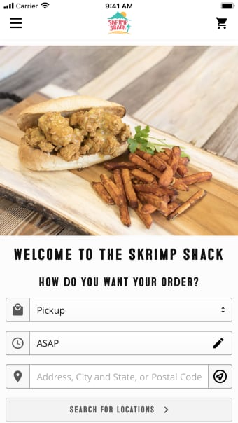 Skrimp Shack Ordering