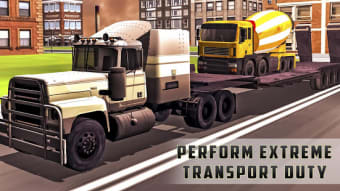 Construction Vehicles Cargo Truck Game