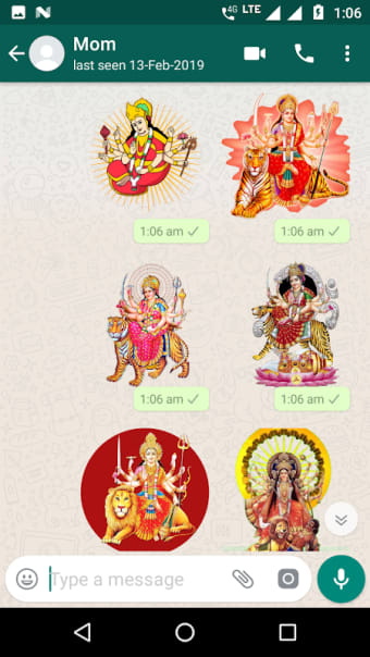 Navratri WhatsApp Stickers