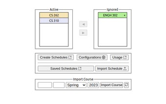 GMU Schedule Maker