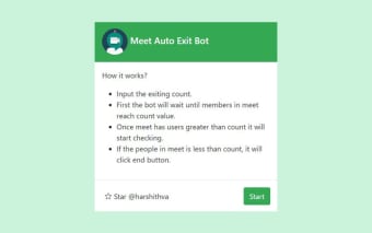 Meet Auto Exit Bot